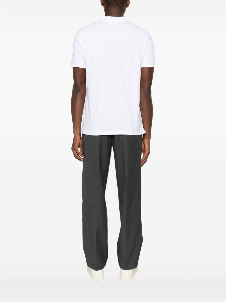 Maison Kitsuné Fox Head Silk Nylon Polo Shirt For Men Luxury Everyday Essential And Comfort