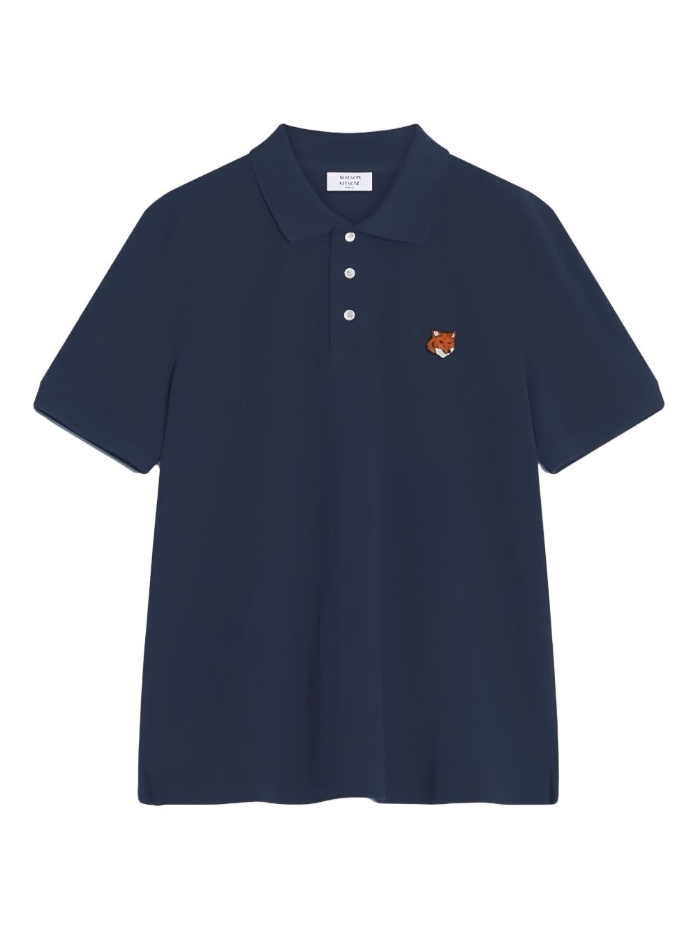 Maison Kitsuné Maison KitsunÃ© Fox Head cotton polo shirt
