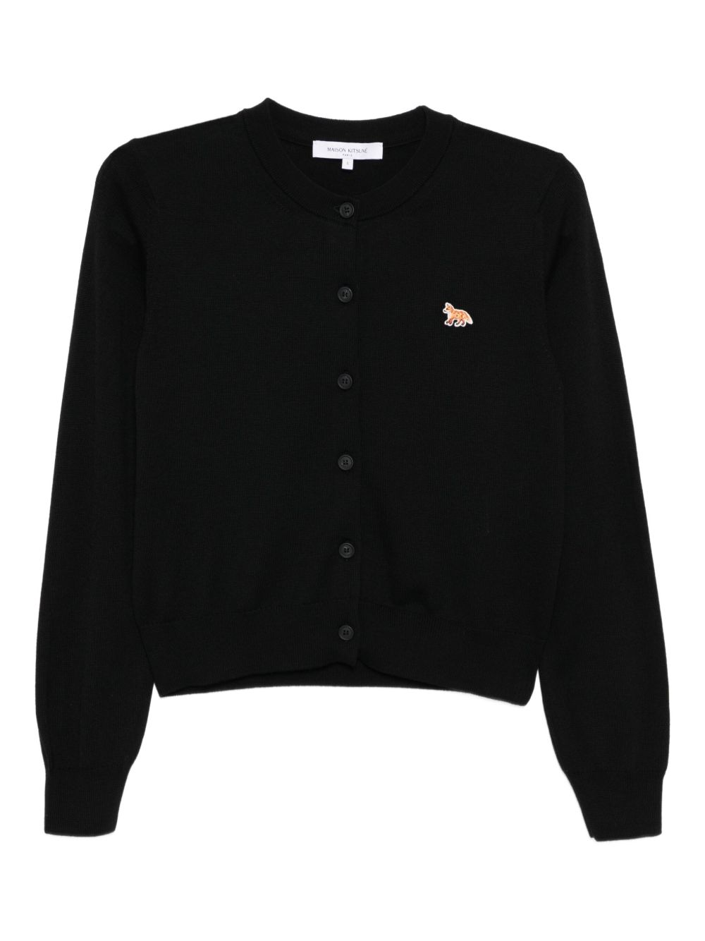 Maison Kitsuné Maison KitsunÃ© Baby Fox wool cardigan