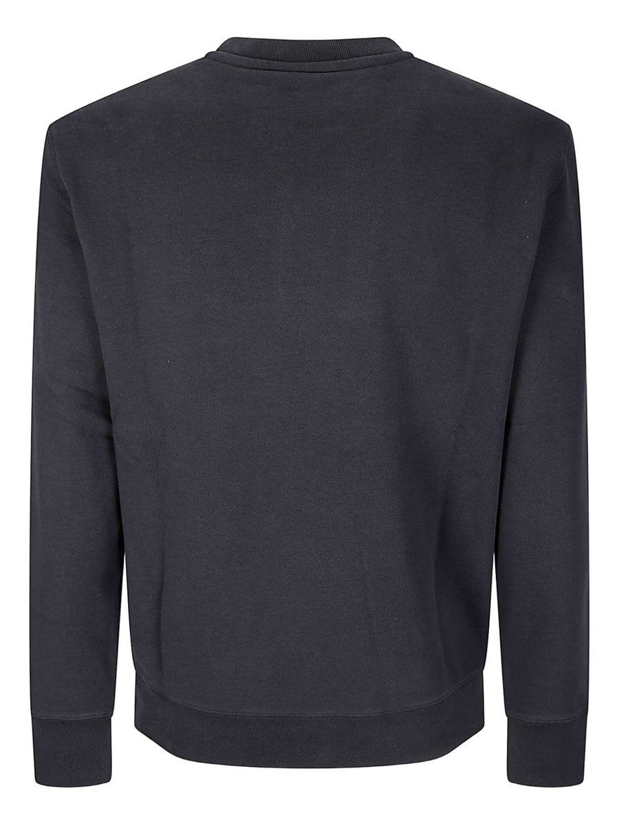 Maison Kitsuné Fox Head Sweatshirt Embroidered Logo Organic Cotton For Men Minimalist Comfort
