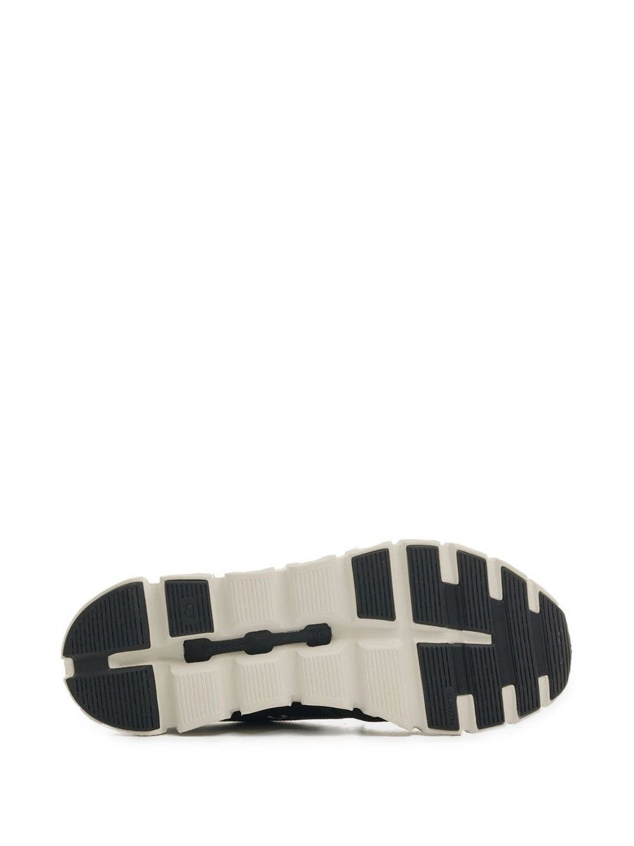 On Cloud 6 Sneakers Men Black With Contrast Rubber Sole