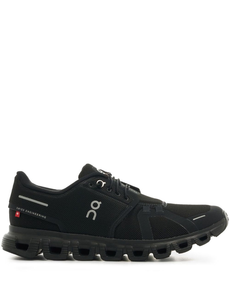 On Cloud 6 Sneakers For Women Black With Cushioned CloudTec Comfort For All Day Wear