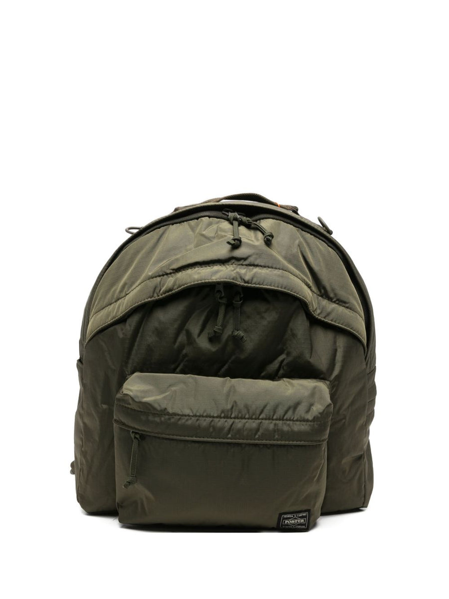 Porter Double Pack Daypack For Men All Season Versatile Everyday Backpack With Green Front Pocket