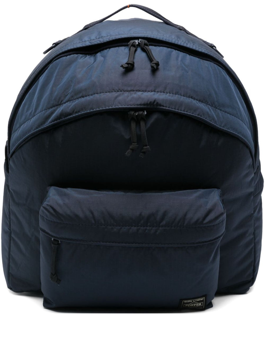 Porter Navy Double Pack Daypack For Everyday Carry Urban Commuters Versatile Front Pocket And Adjustable Straps