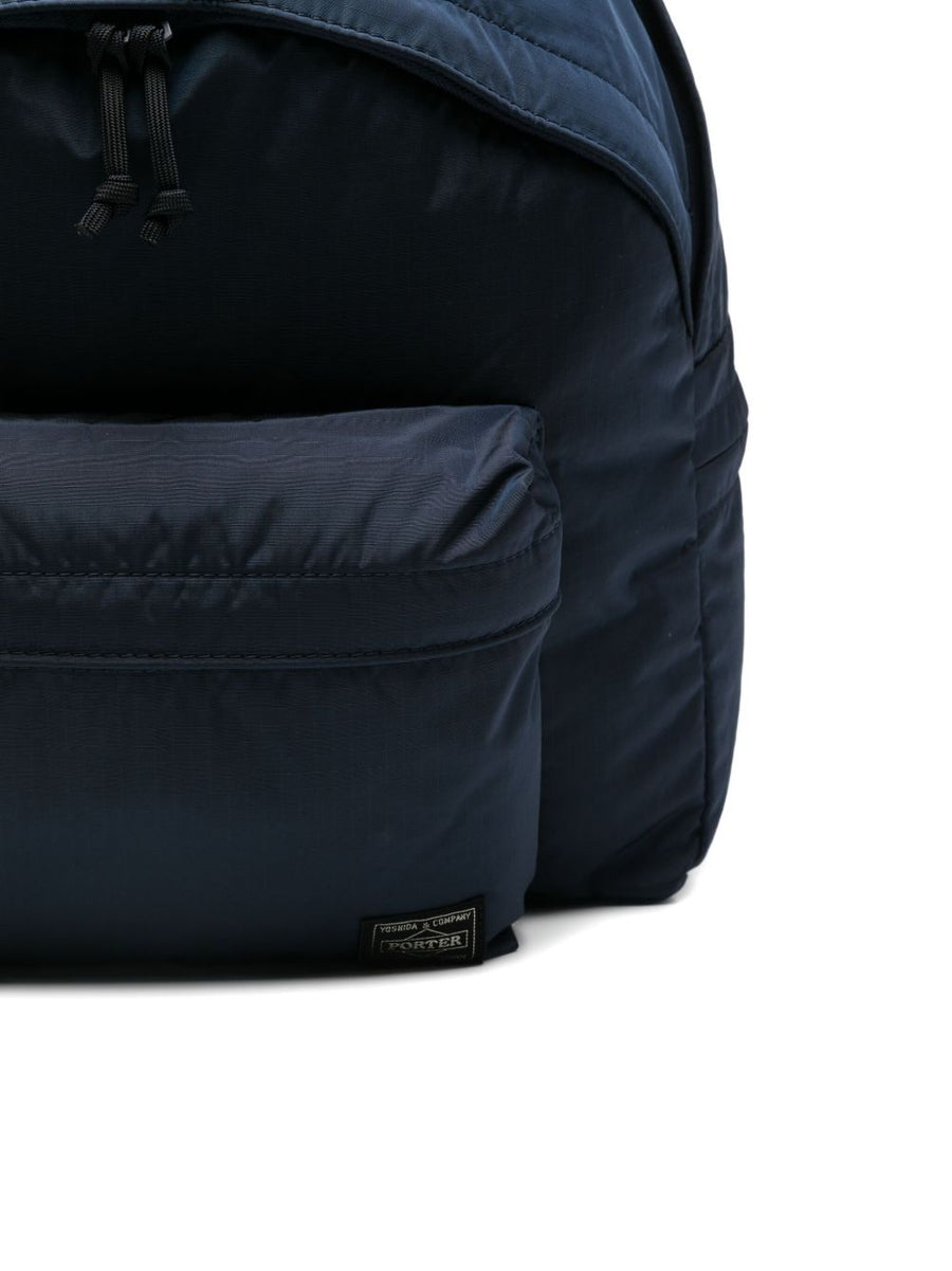 Porter Navy Double Pack Daypack For Everyday Carry Urban Commuters Versatile Front Pocket And Adjustable Straps
