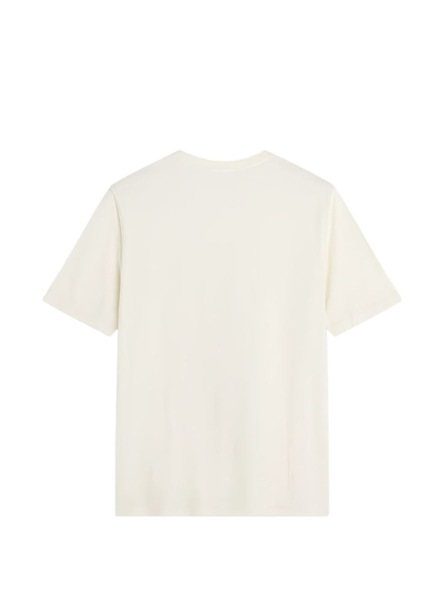 Maison Kitsuné Fox Head T Shirt For Men, Premium Beige Cotton, Everyday Luxury And Versatility