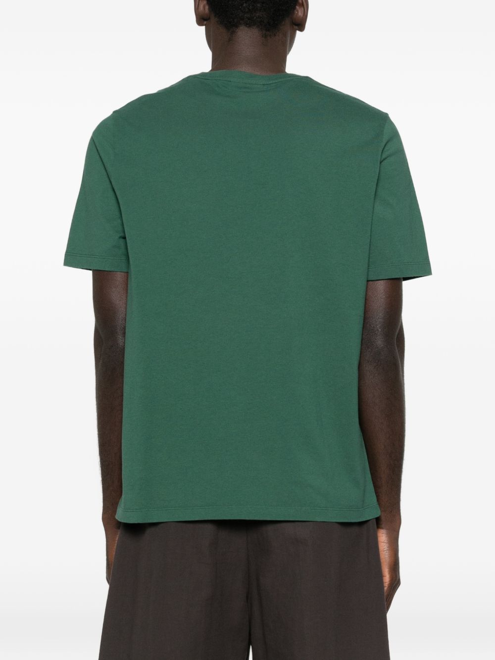 Maison Kitsuné Fox motif round neck short sleeves
