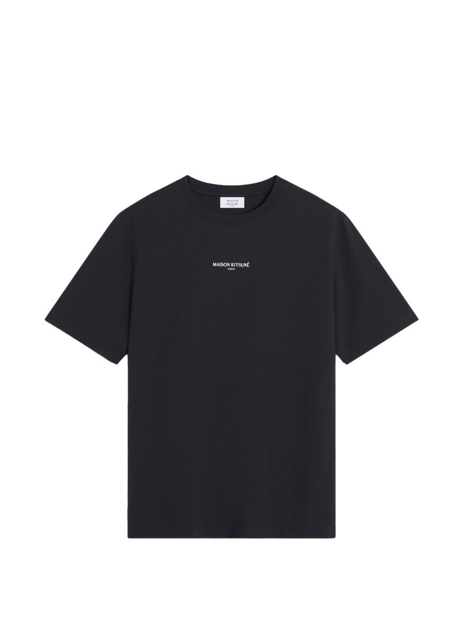 Maison Kitsuné Logo Cotton T Shirt For Men Premium Organic Cotton Everyday Wear Iconic Tee