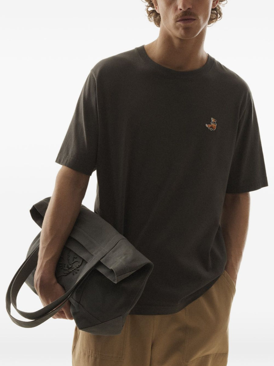 Dreaming Fox Cotton T Shirt by Maison Kitsuné for Men Premium Everyday Topwear Essential
