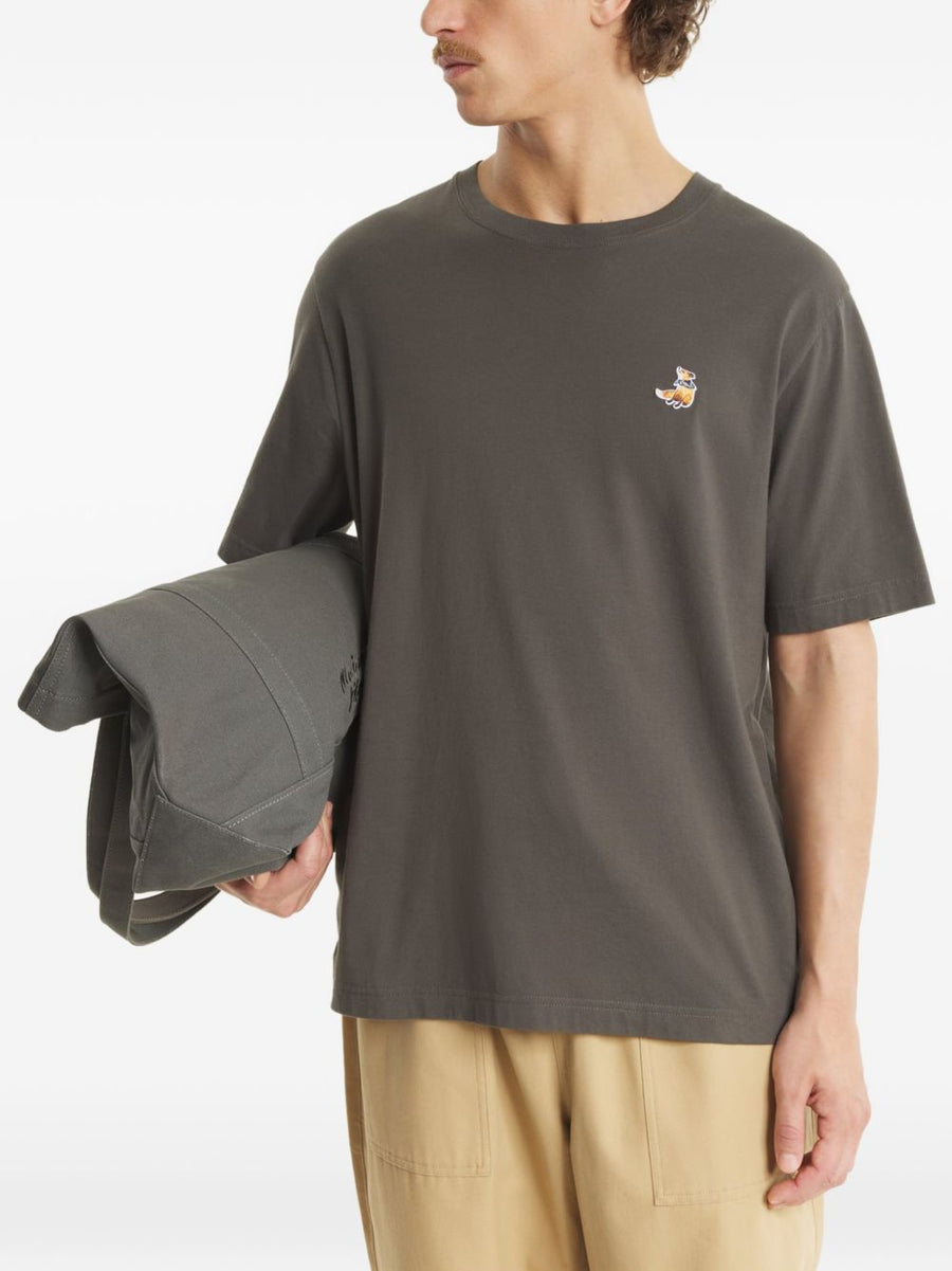 Dreaming Fox Cotton T Shirt by Maison Kitsuné for Men Premium Everyday Topwear Essential