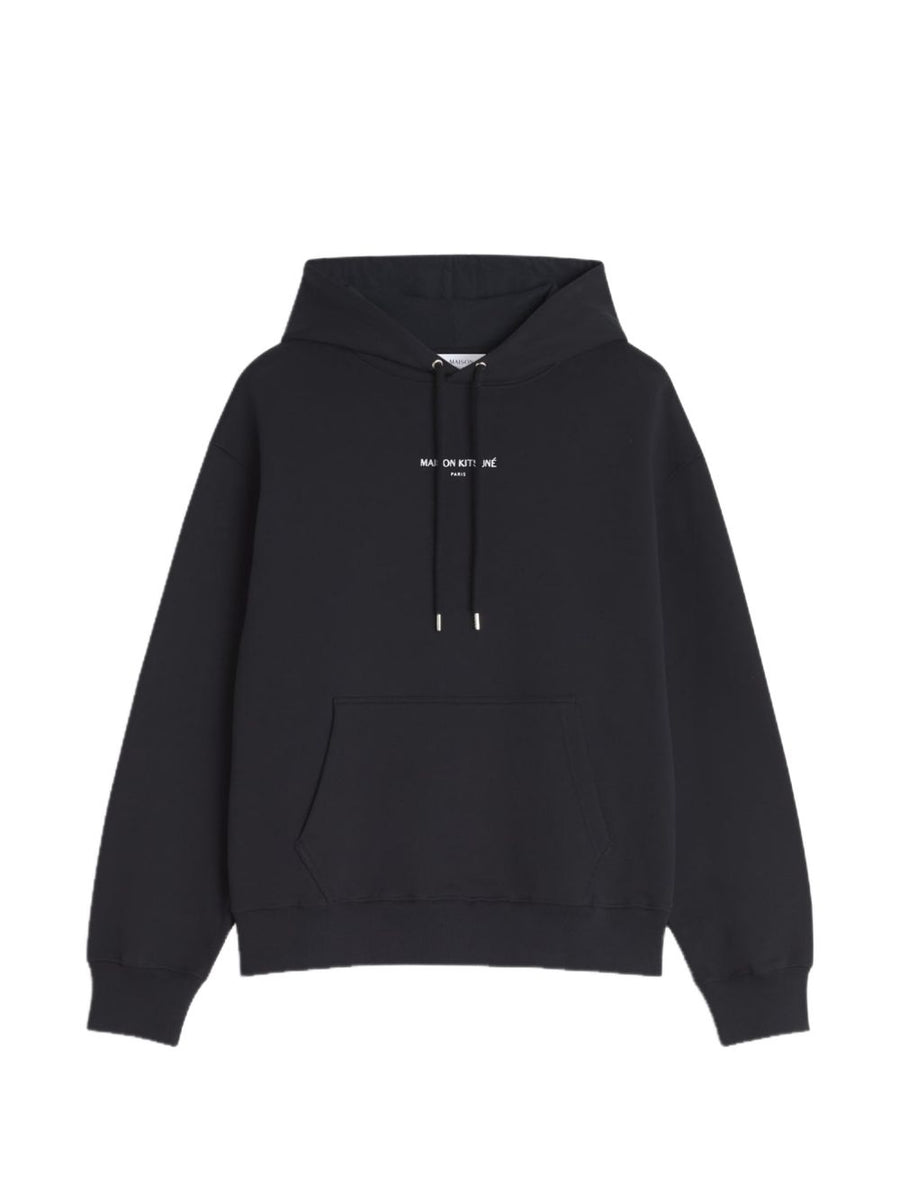 Maison Kitsuné Logo Hoodie For Men Premium Organic Cotton With Signature Branding And Versatility