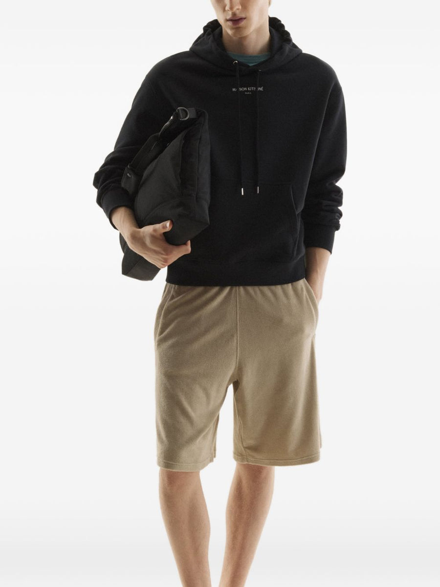 Maison Kitsuné Logo Hoodie For Men Premium Organic Cotton With Signature Branding And Versatility