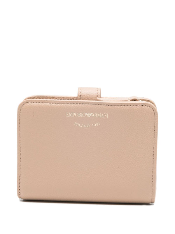 Emporio Armani Tumbled Leather Bifold Wallet