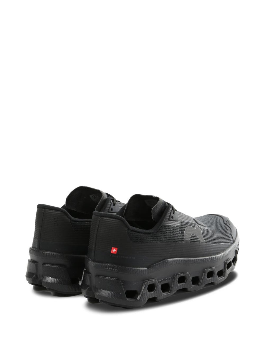 On Cloudmonster Void Sneakers For Women Versatile Black Panelled Comfort With Sustainable Recycled Materials
