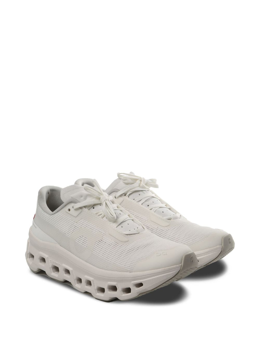 On Cloudmonster Void Women Sneakers White Perforated Upper Lightweight Comfort Everyday Wear