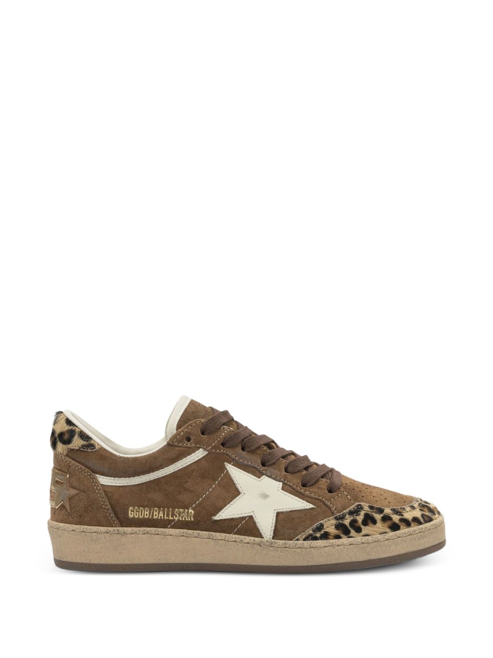 Golden Goose Ball Star leopard sneakers