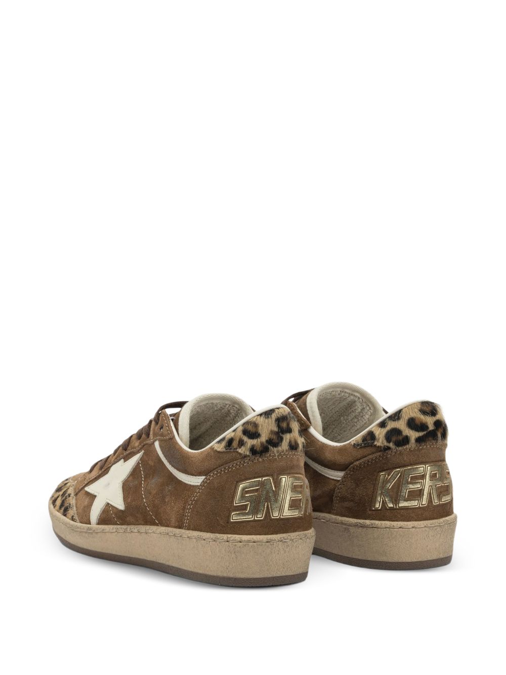 Golden Goose Ball Star leopard sneakers