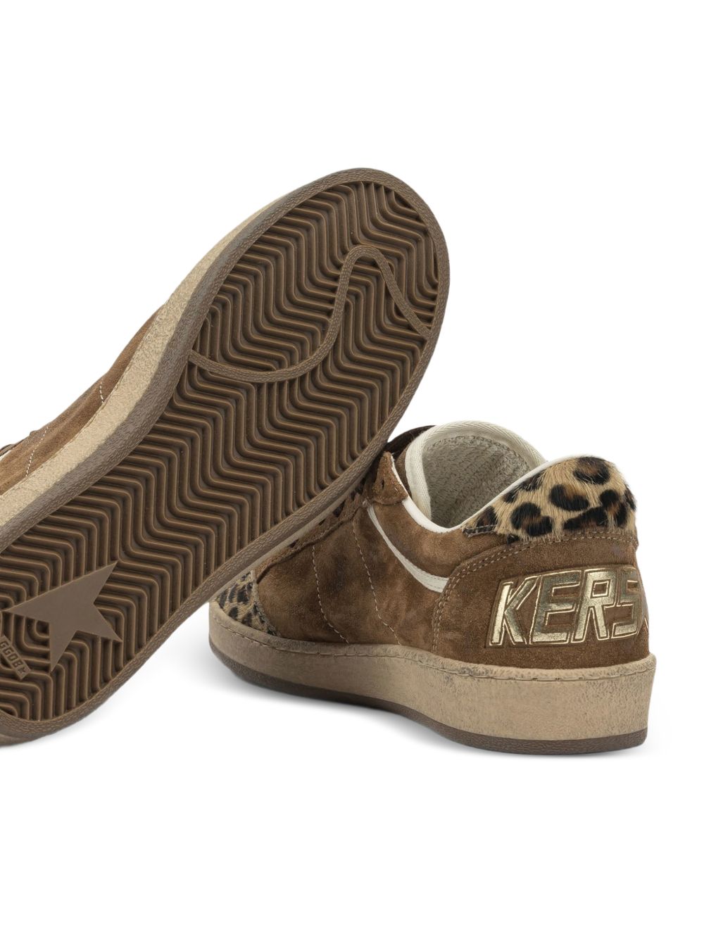 Golden Goose Ball Star leopard sneakers