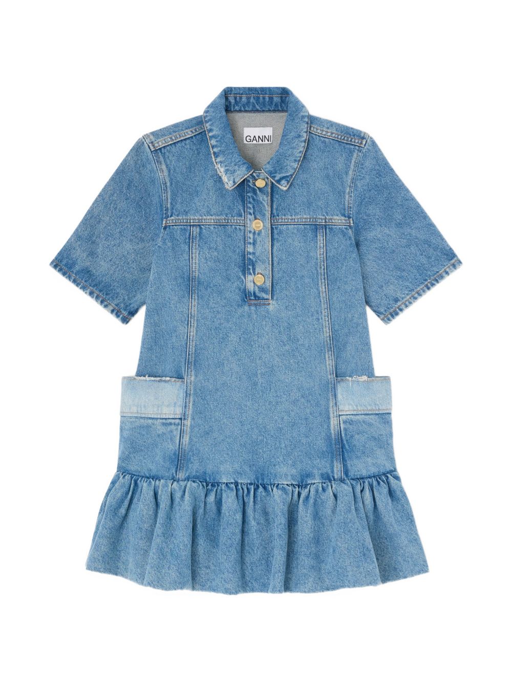 GANNI Dresses Blue