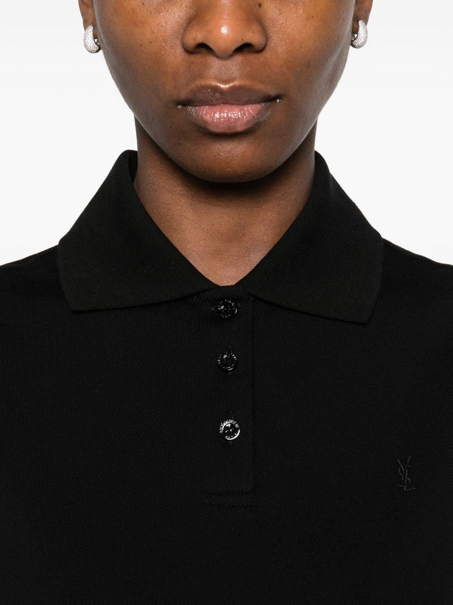 Saint Laurent Cotton Sleeveless Polo For Women Breathable Luxury Topwear Versatile Wardrobe Essential