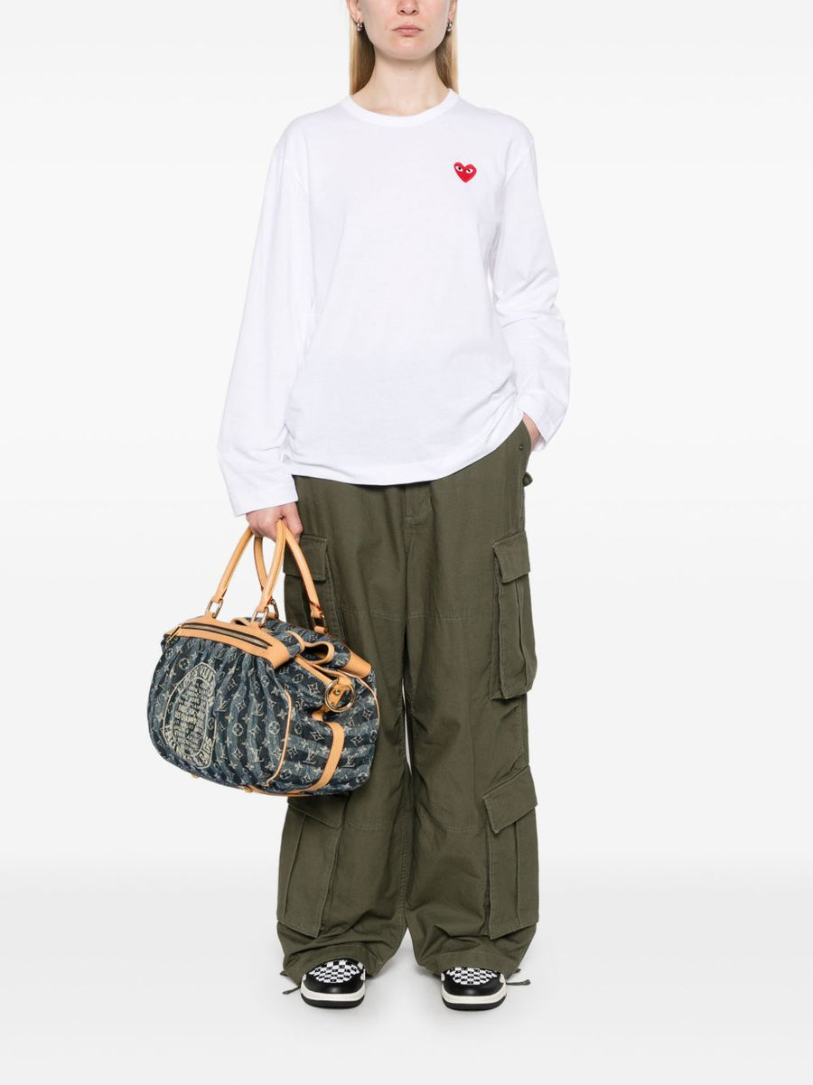 Comme Des Garcons Cotton T Shirt Unisex Essential Crew Neck White 100 Percent Cotton Premium Jersey Wardrobe Staple