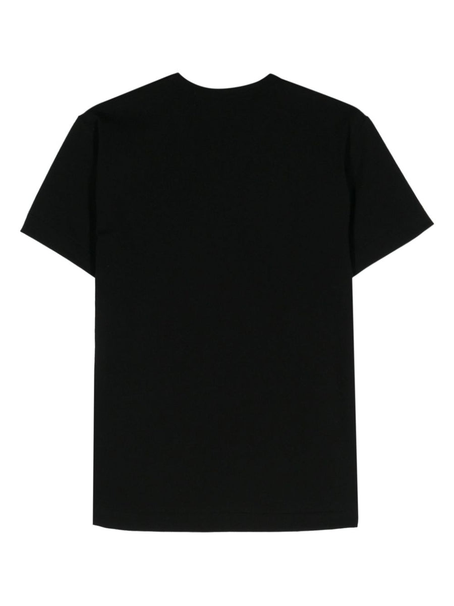 Comme Des Garcons Cotton T Shirt Premium Unisex Black Heart Print Everyday Essential