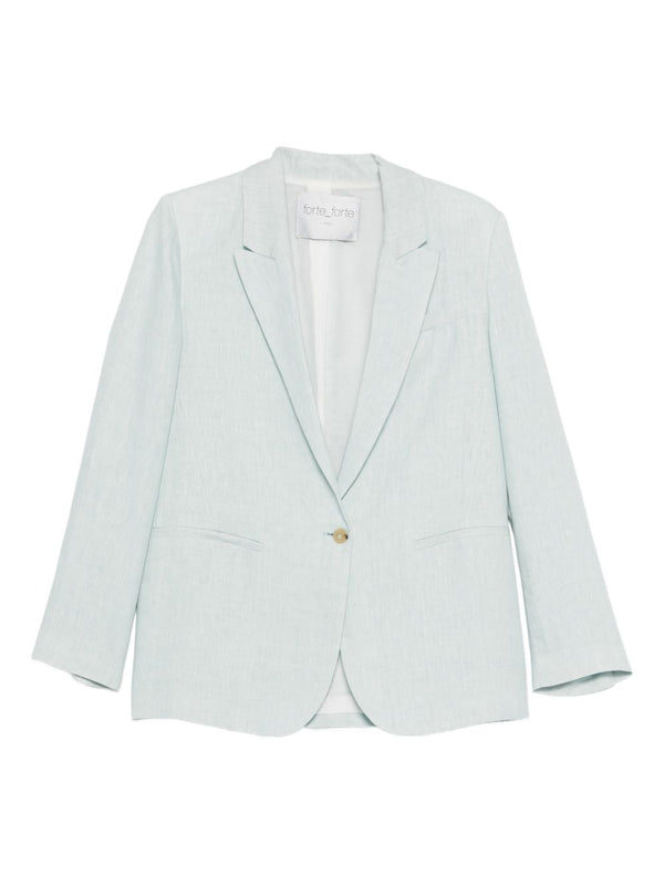 Forte Forte Linen single-breasted jacket