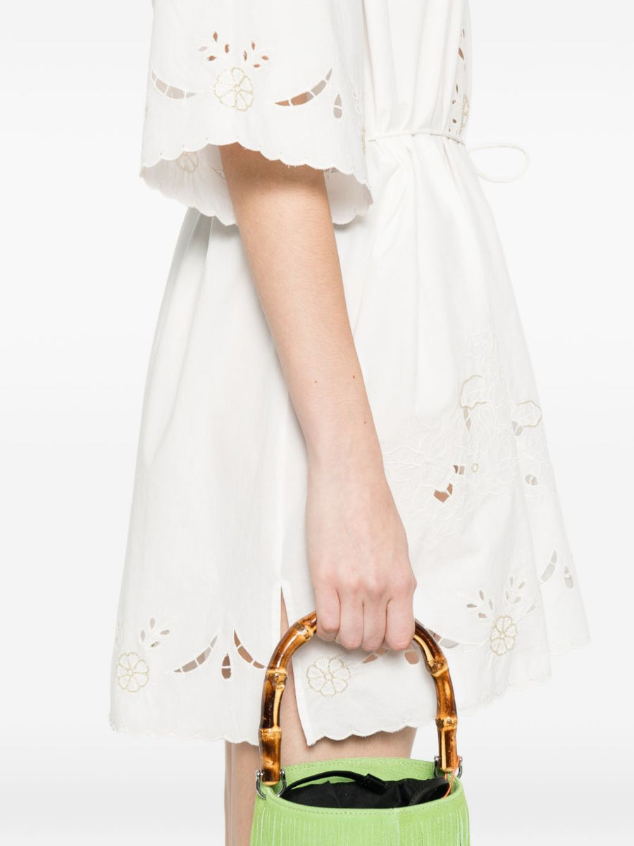 Forte Forte Embroidered cotton shirtdress