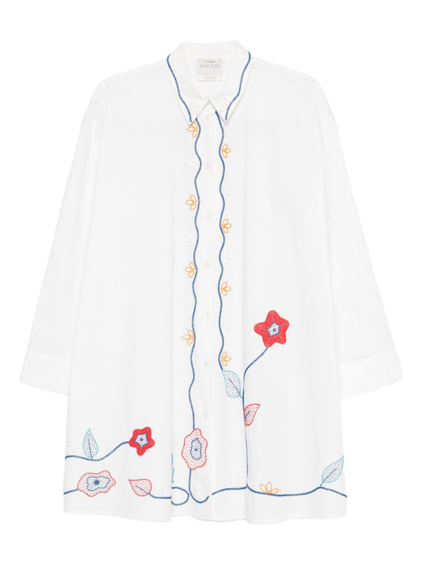 Forte Forte Embroidered cotton shirt