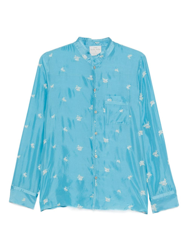 Forte Forte Embroidered silk shirt