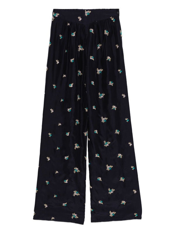 Forte Forte Embroidered silk trousers