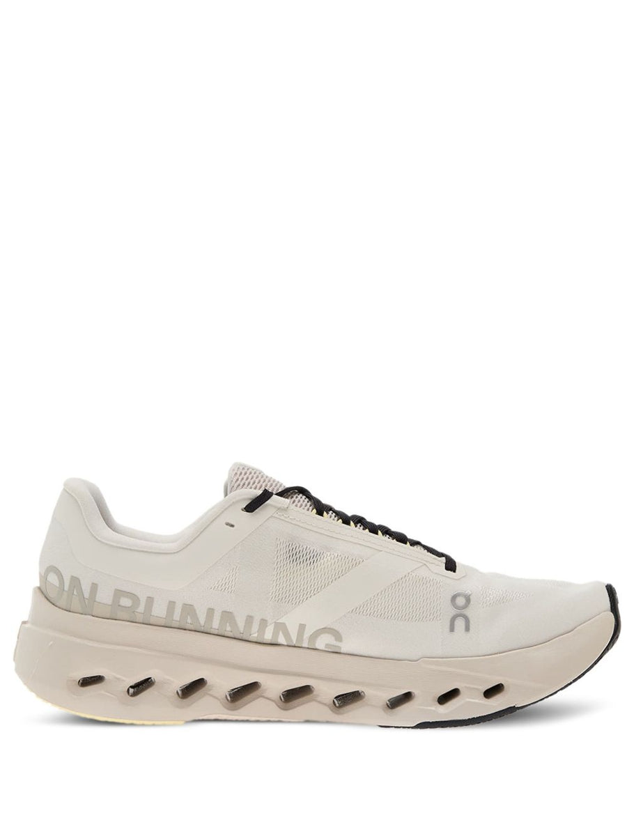 On Cloudsurfer Next Sneakers for Men Breathable Ivory Mesh CloudTec Outsole for Everyday Comfort