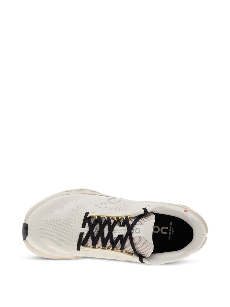 On Cloudsurfer Next Sneakers for Men Breathable Ivory Mesh CloudTec Outsole for Everyday Comfort
