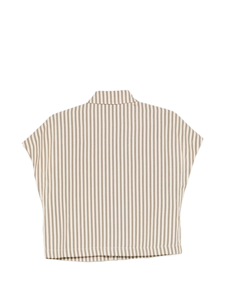 Alysi Striped Shirt For Women Breathable Viscose Linen