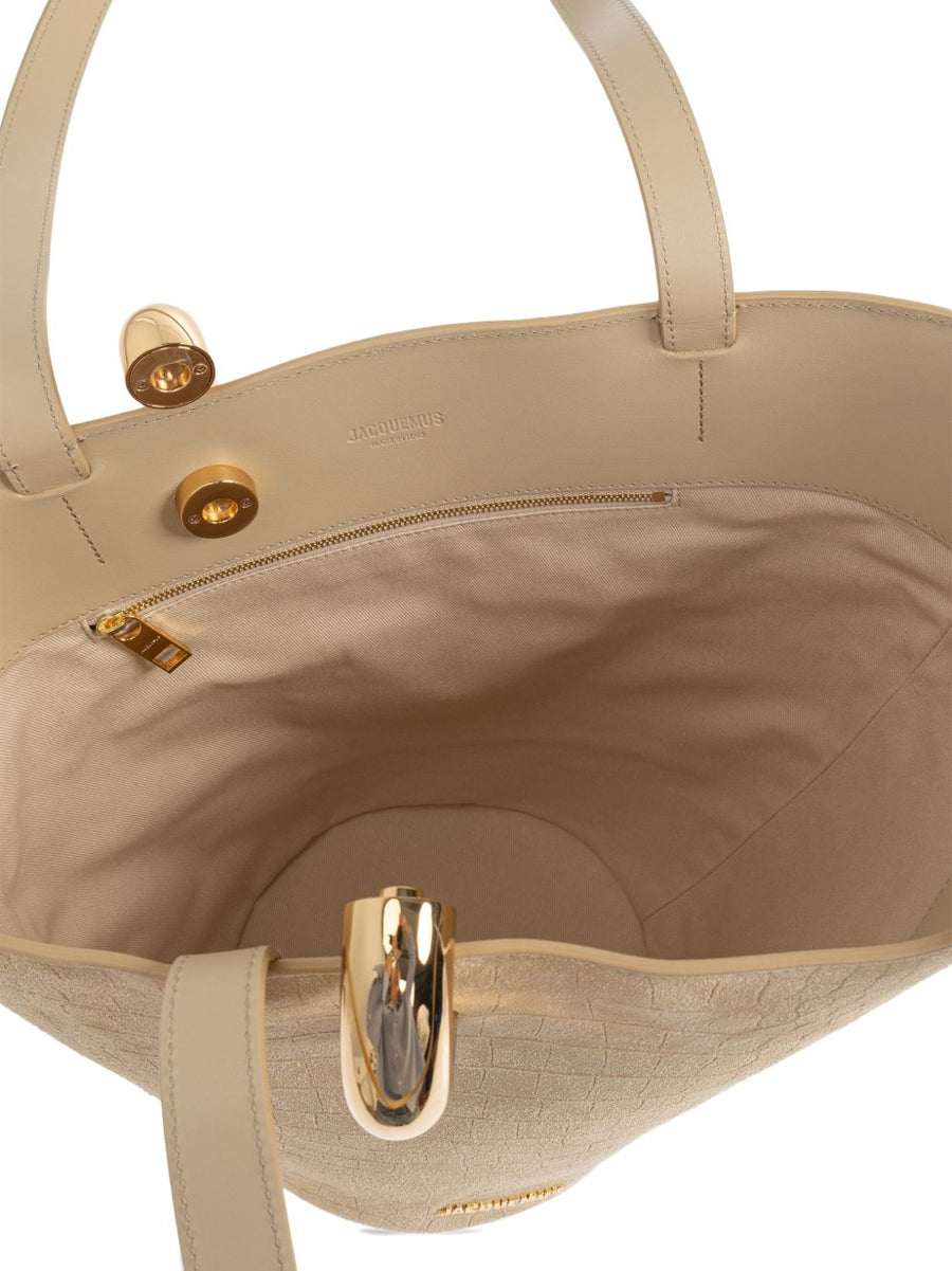 Jacquemus Le Bambola Moyen Leather Bucket Bag For Women Luxury Compact Everyday Chic