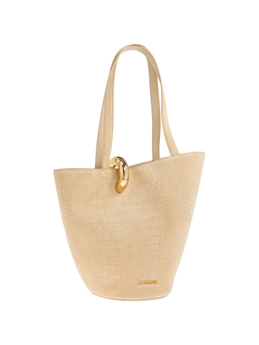 Jacquemus Le Bambola Moyen Leather Bucket Bag For Women Luxury Compact Everyday Chic