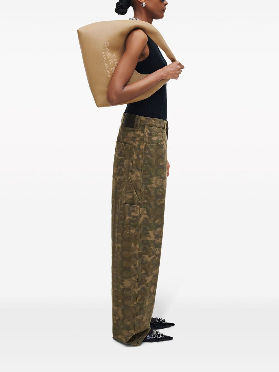 Marc Jacobs The Sack Bag Luxurious Grained Cow Leather Handbag For Women On The Go Everyday