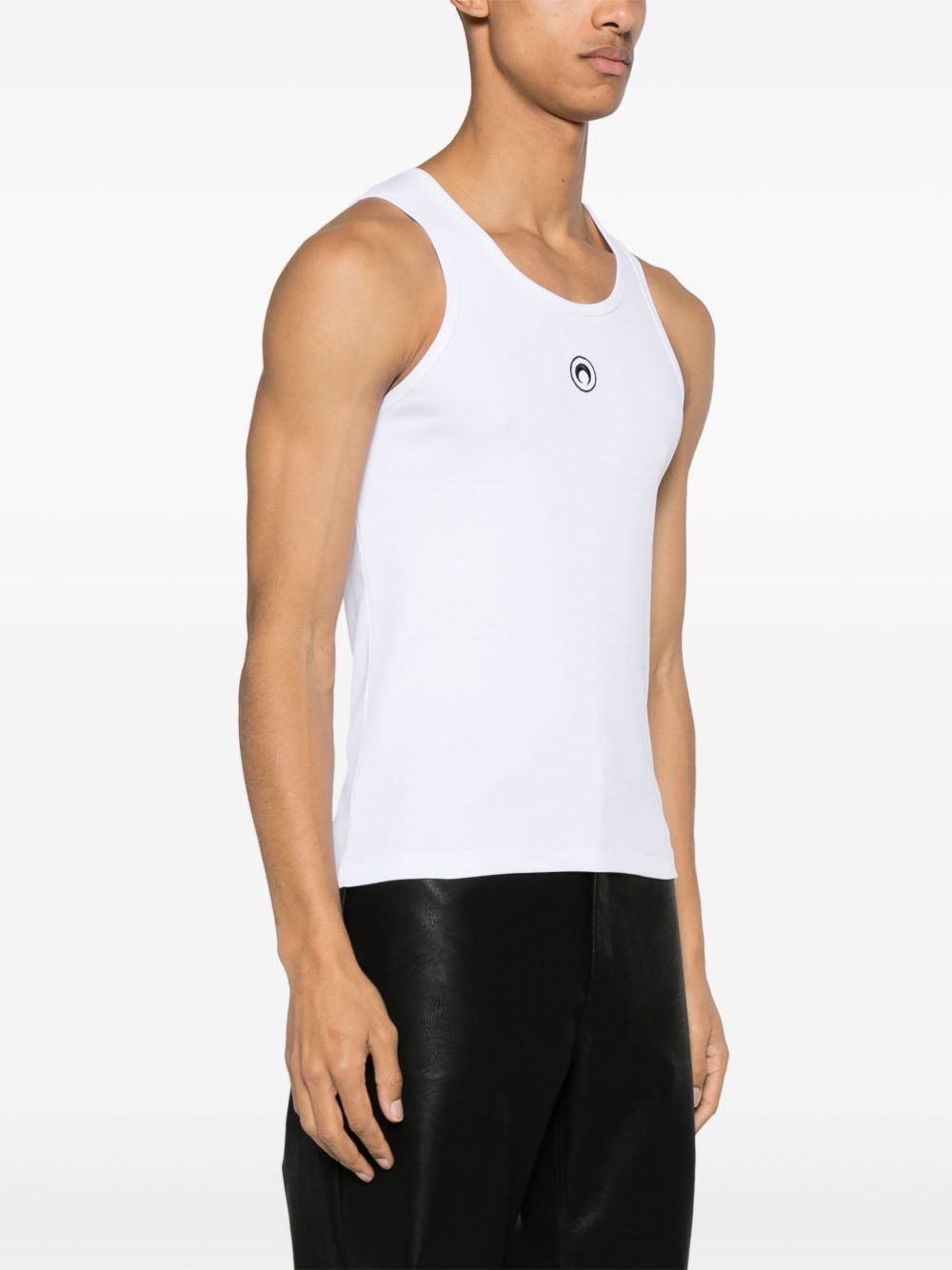 Marine Serre Moon cotton tank top