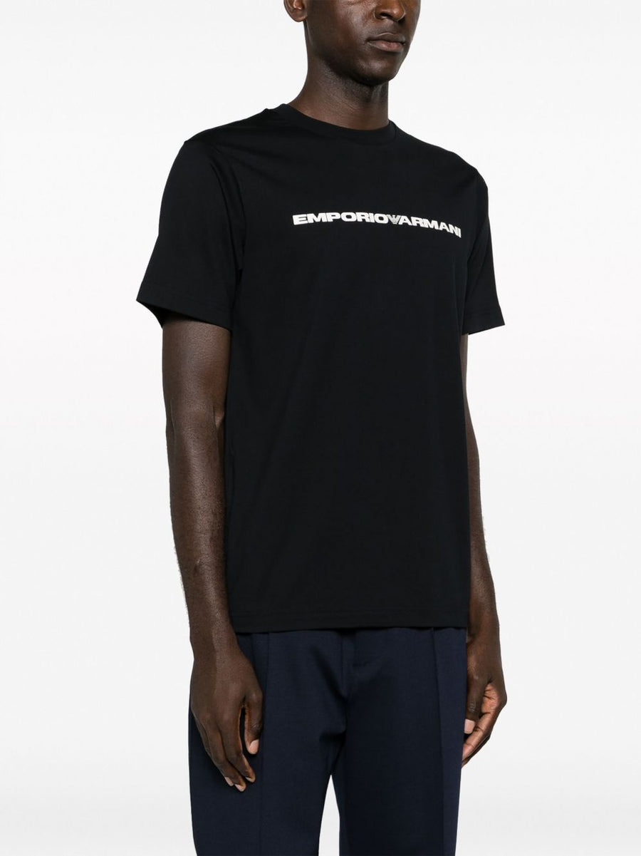 Emporio Armani Logo T Shirts 3 Pack For Men Multicolor Print Premium 100 Percent Cotton Tee
