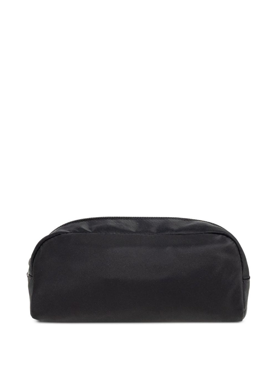 Emporio Armani Exclusive ASV Recycled Nylon Makeup Case for Men Top Zip Luxury Clutch