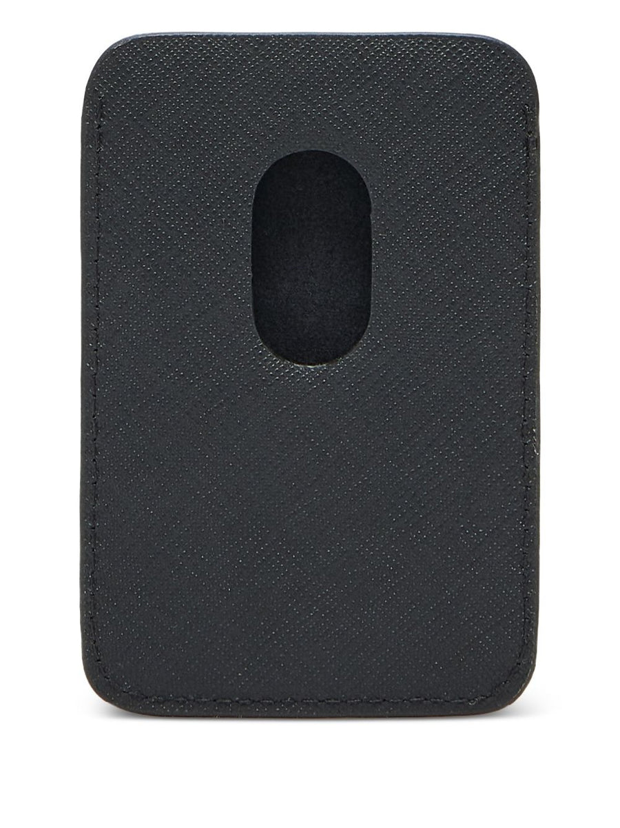 Emporio Armani Asv Regenerated Saffiano Magnetic Card Holder