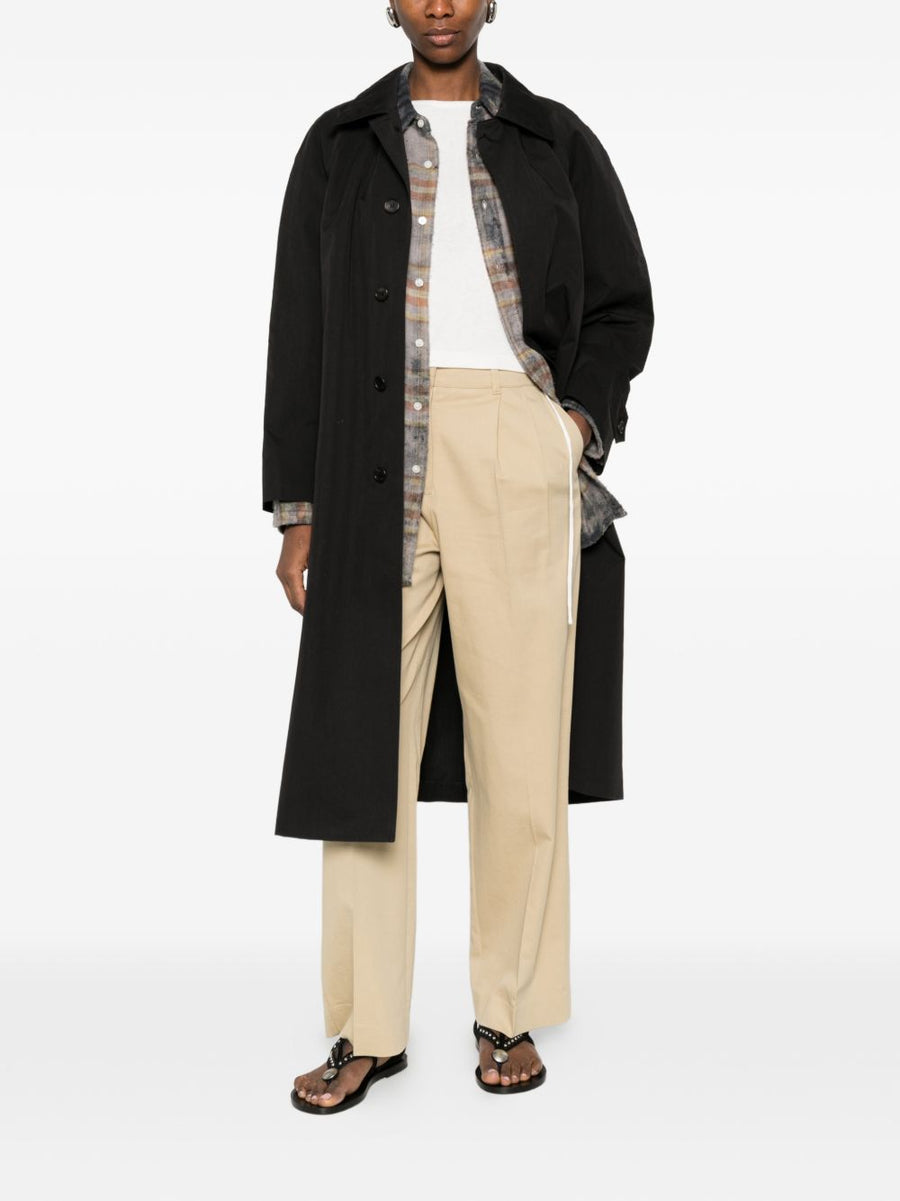 Dunst Cotton Blend Coat For Women Versatile All Season Outerwear With Durable Shell And Smooth Polyester Lining