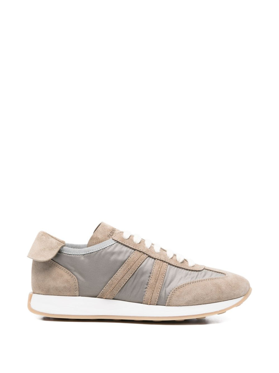 Fabiana Filippi Low-Top Sneakers For Women Grey Polyester Upper All-Day Comfort Everyday Wear