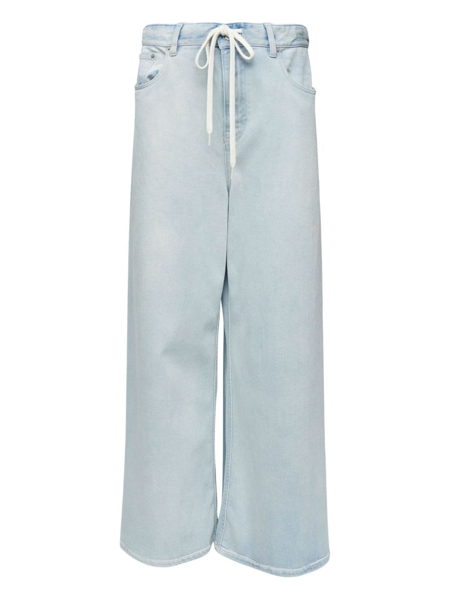 MM6 Maison Margiela Wide Leg Denim Jeans for Women - Modern Versatile Luxury Everyday Wear