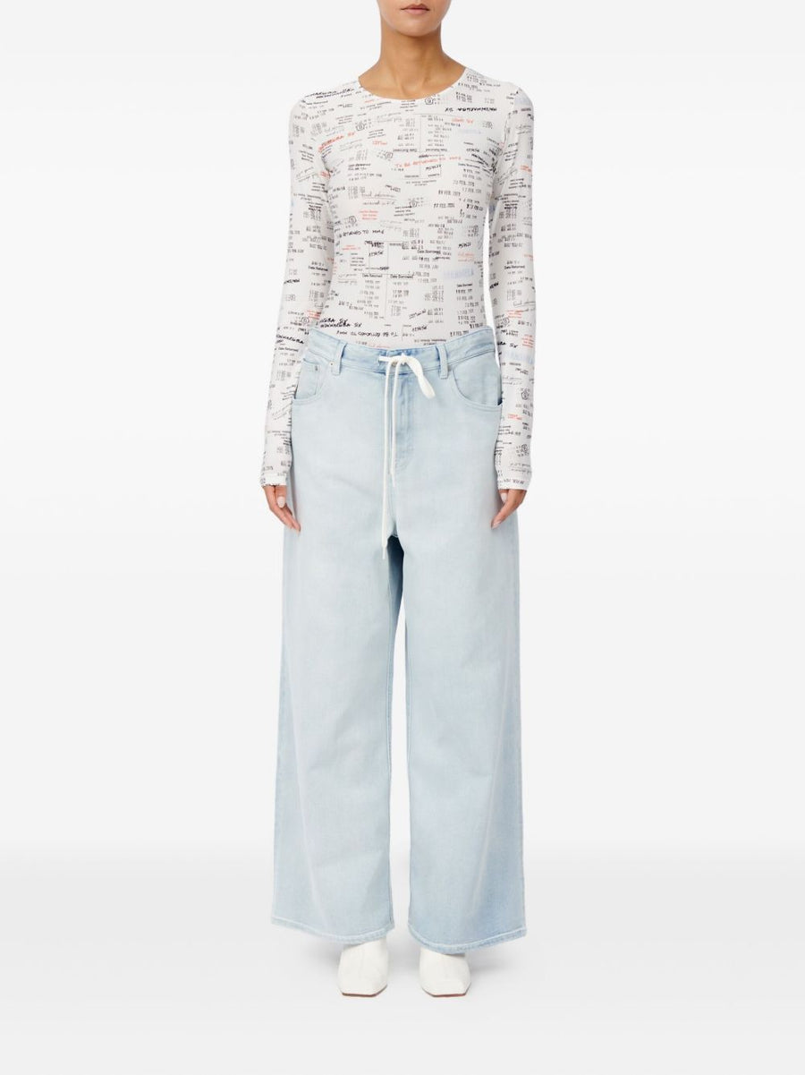 MM6 Maison Margiela Wide Leg Denim Jeans for Women - Modern Versatile Luxury Everyday Wear