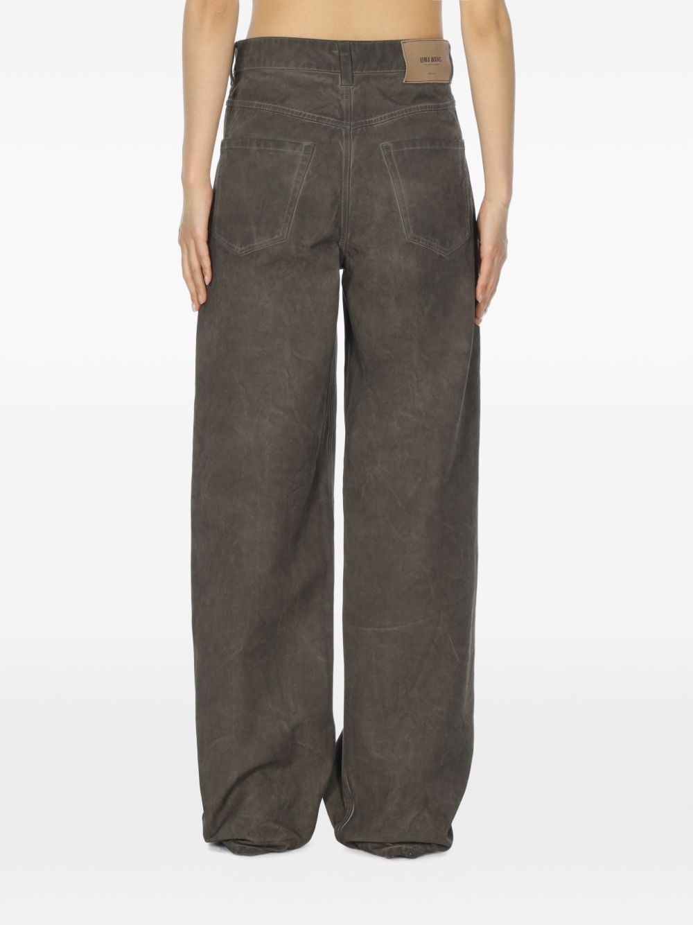 Uma Wang Phyllis denim cotton jeans