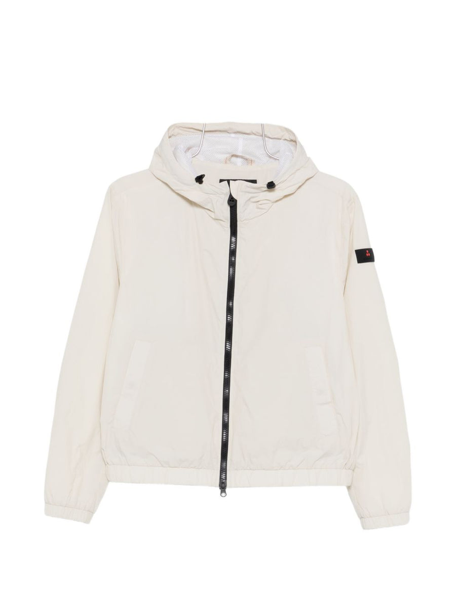 Peuterey Nigle Short Blouson Jacket For Women Lightweight Hooded Zip White Spring Summer 2026