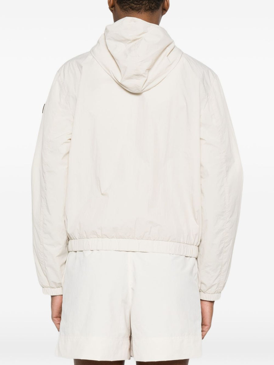 Peuterey Nigle Short Blouson Jacket For Women Lightweight Hooded Zip White Spring Summer 2026