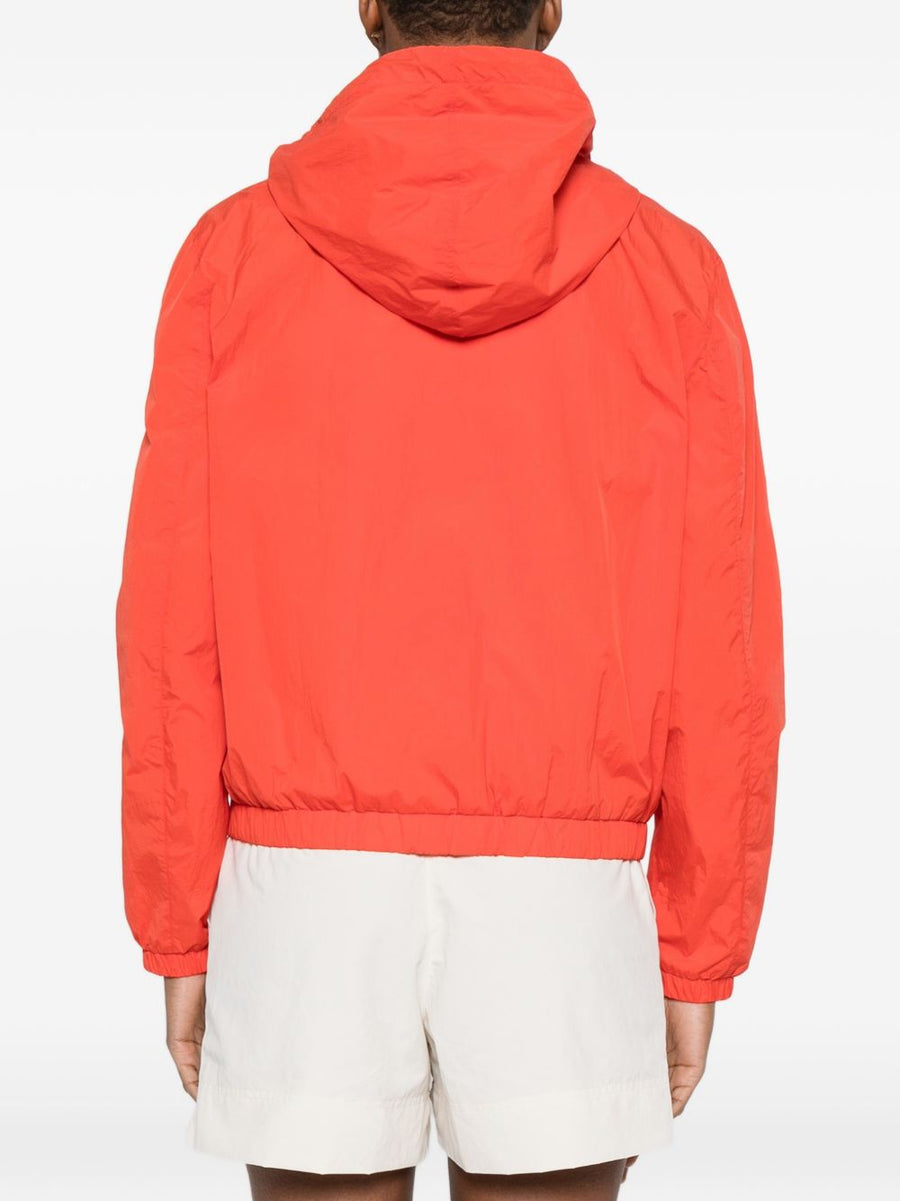 Peuterey Nigle Lightweight Hooded Blouson Jacket For Women Red Polyamide Versatile Everyday Outerwear