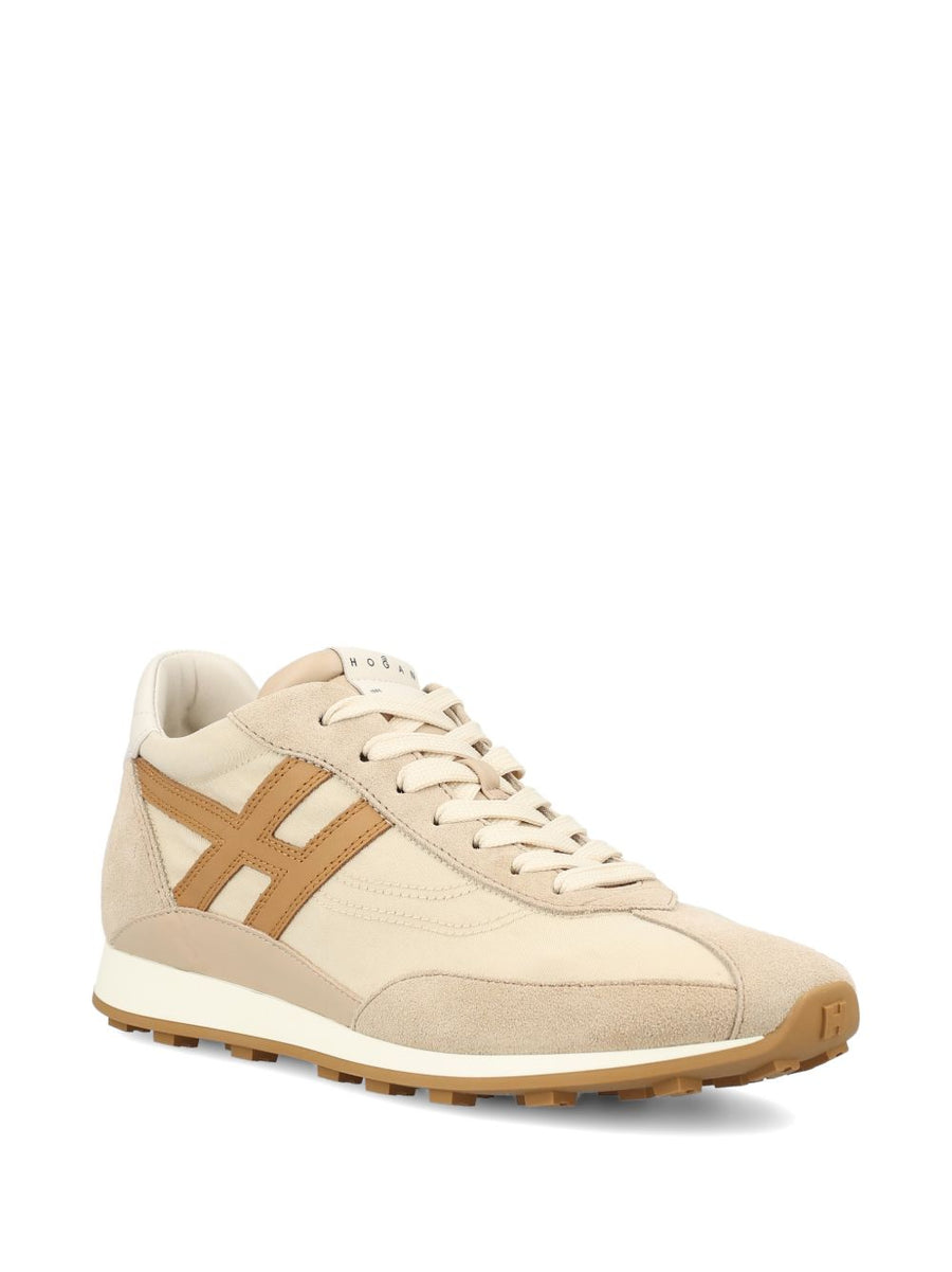Hogan H699 Sneakers for Women Cream Leather and Suede Luxury Everyday Comfort and Style